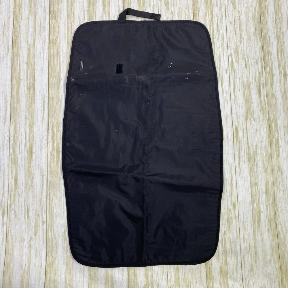 Kate Spade Black Nylon Diaper Bag with Changing Pad